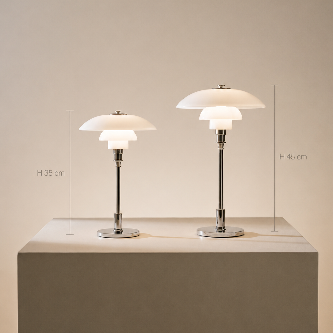 Duńska lampa stołowa designerska