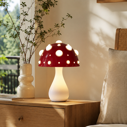 Designerska Lampa Stołowa Grzyb