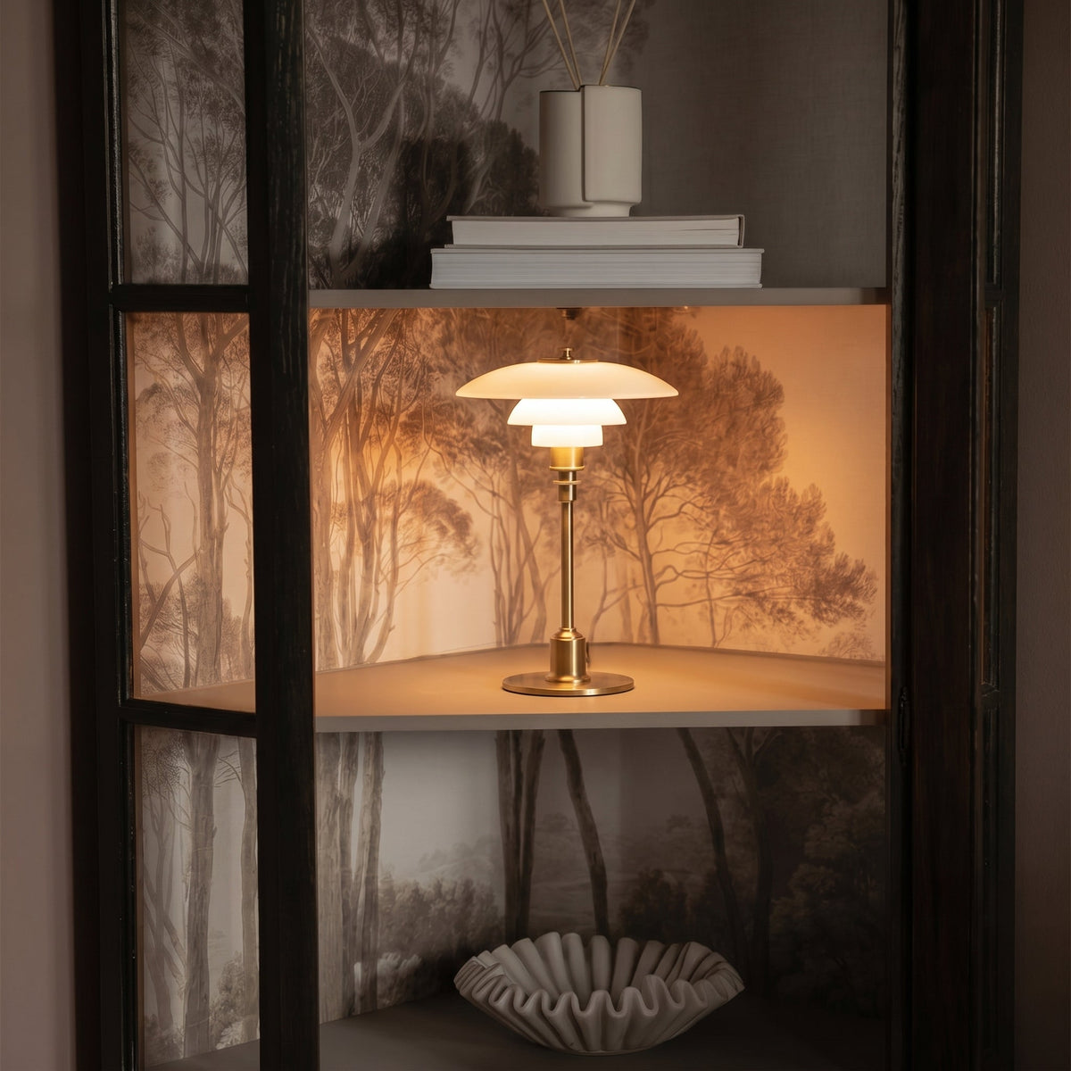 Duńska lampa stołowa designerska