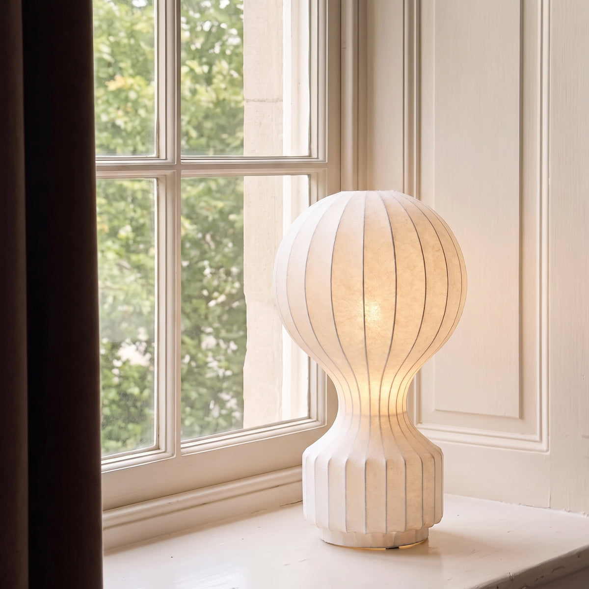 Handmade Silk Table Lamp